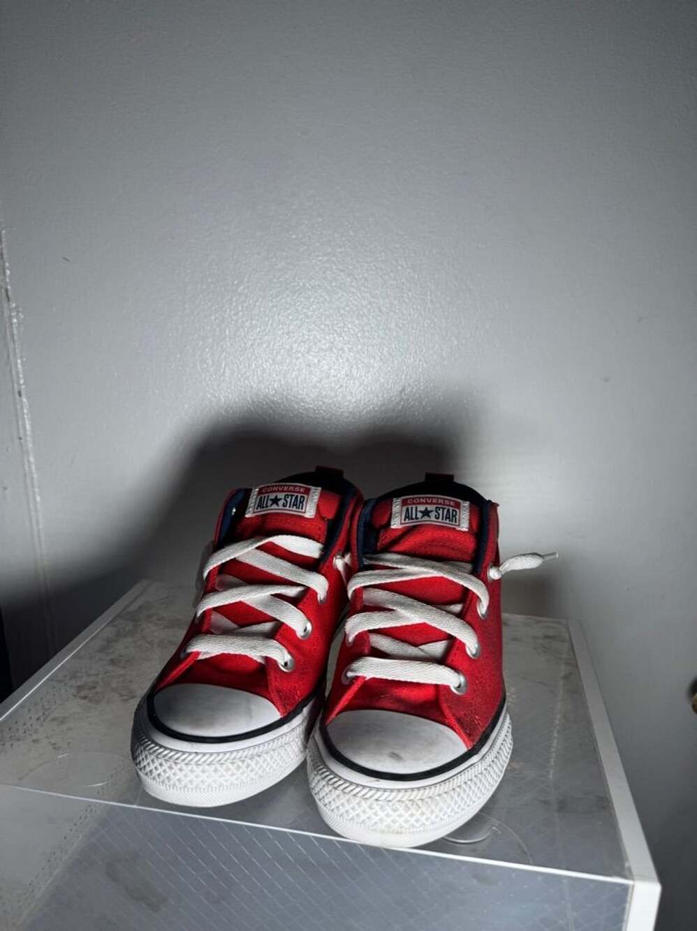 Converse All Star Red Canvas Sneakers Shoes